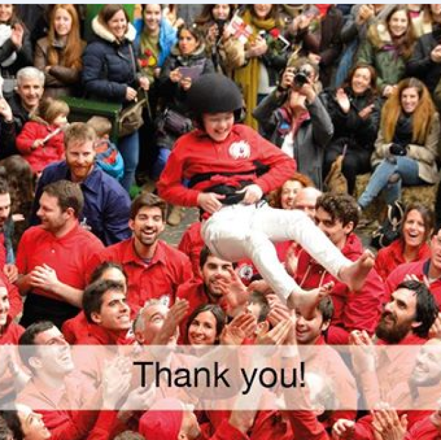 Moltes felicitats als companys de Castellers of London per la gran actuació del passat diumenge al Borough Market!