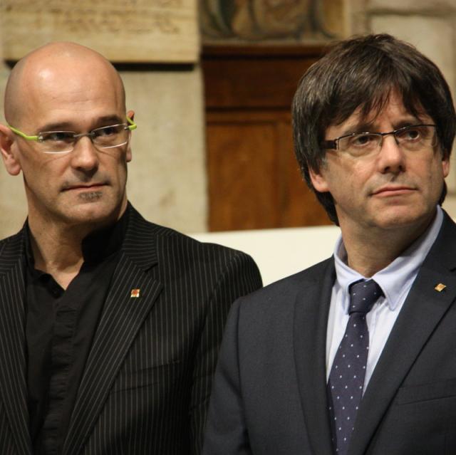 Sopar-tertúlia amb el Molt Honorable President de la Generalitat de Catalunya, Carles Puigdemont , i el Conseller d’Afers i Relacions Insitucionals i Exteriors i Transparència, Raül Romeva 