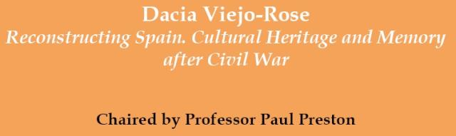 Conference 'Barcelona Project: Leading the Way Out of Crisis?' (Paul Preston)
