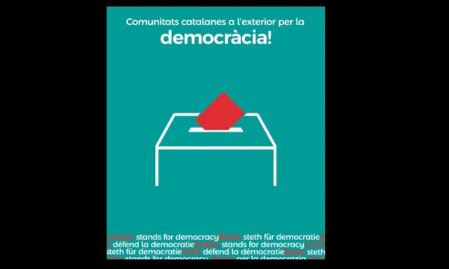 Comunitats catalanes a l'exterior per la democràcia!