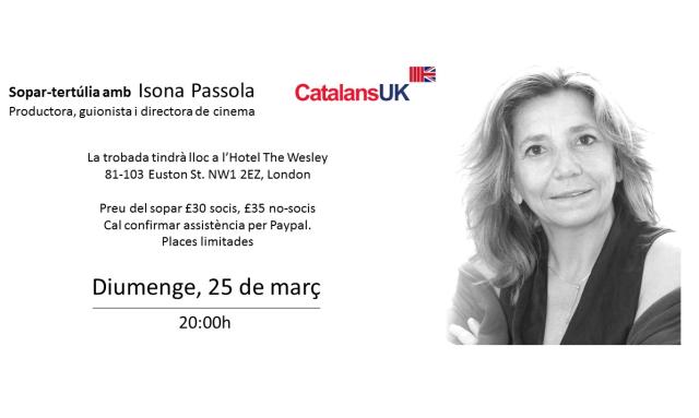 Sopar-tertúlia amb Isona Passola