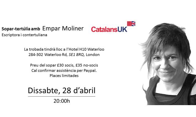 Vine a sopar amb Empar Moliner