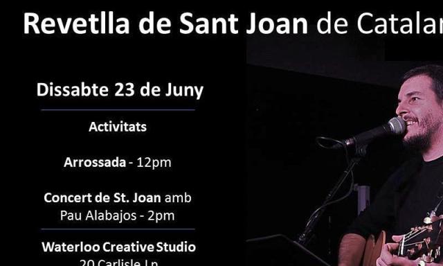 Revetlla de Sant Joan de CatalansUK amb Pau Alabajos