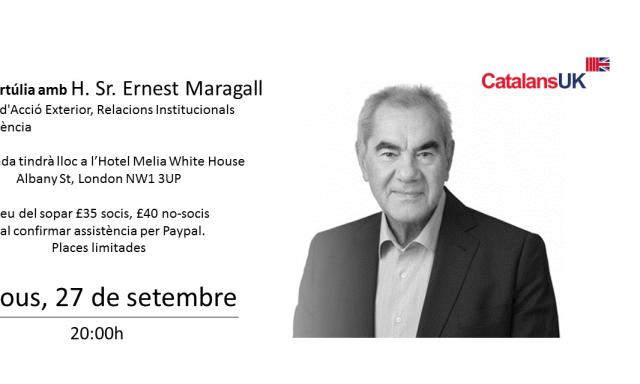 Sopar-tertúlia: H. Sr. Ernest Maragall