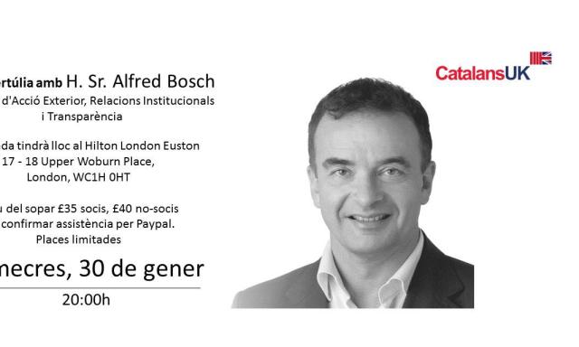 Sopar-tertúlia: H. Sr. Alfred Bosch