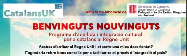 Taller per a nouvinguts al Regne Unit / BENVINGUTS NOUVINGUTS!
