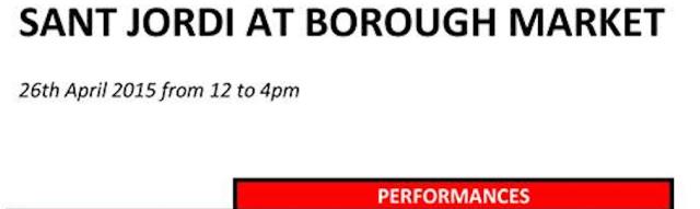Horaris Sant Jordi a Borough Market