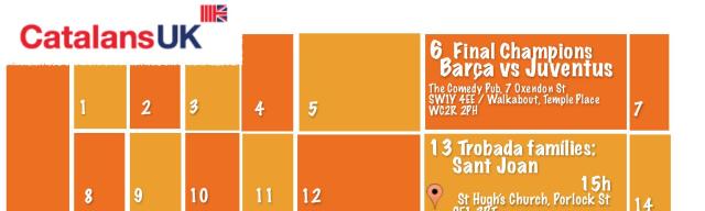 Ja tenim el calendari de JUNY! Aquestes són les activitats que us porposem des de Catalans UK!